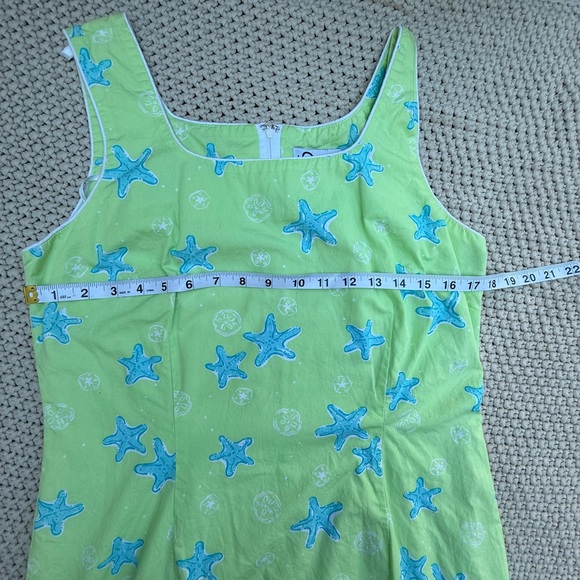 Vintage Mom 12 & Me 4T Matching starfish green dresses - Picture 8 of 16